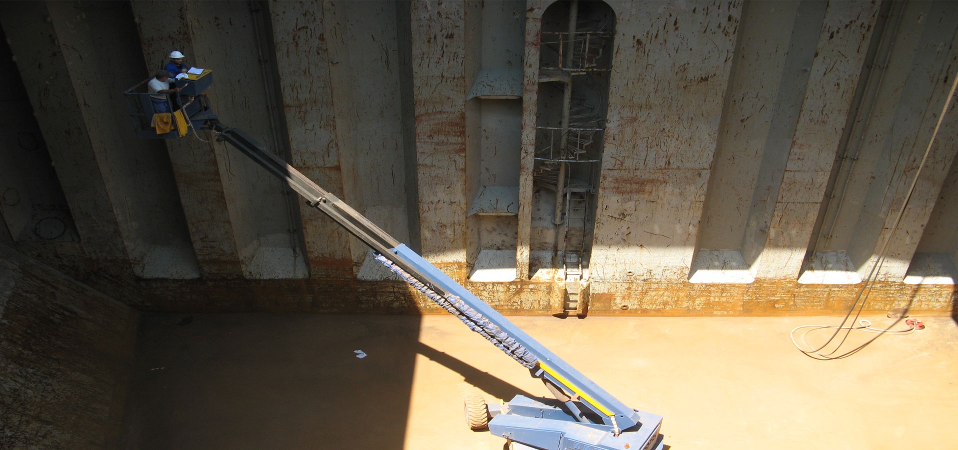 Tank inspection operation